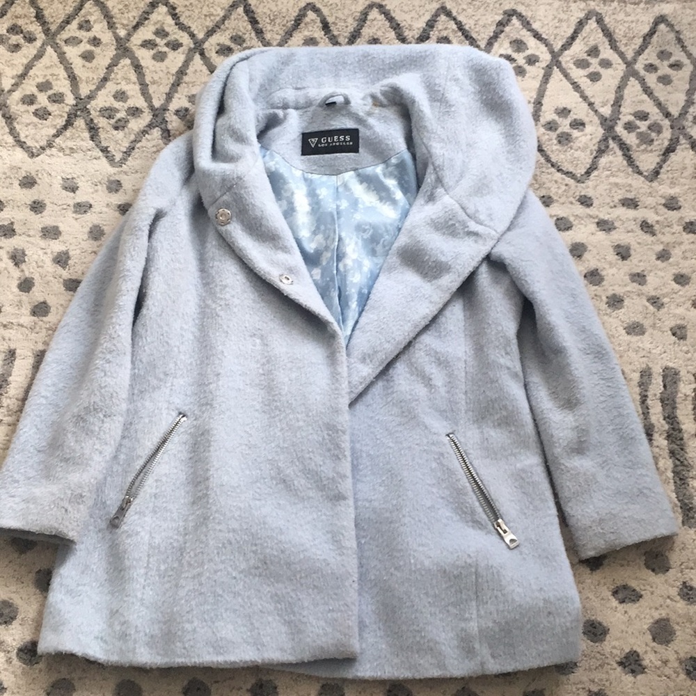 Baby Blue Guess Winter Coat